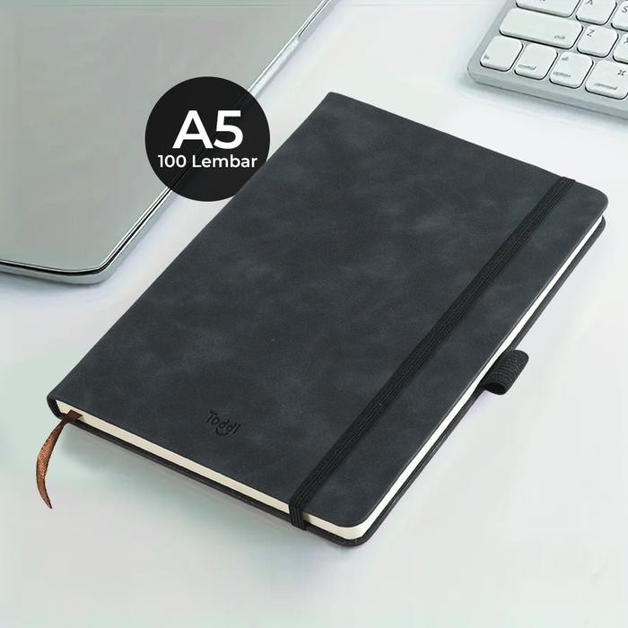 

READY Toddi Buku Jurnal Hardcover Notebook Diary 200 Halaman Grid A5 - Hitam SIAP KIRIM