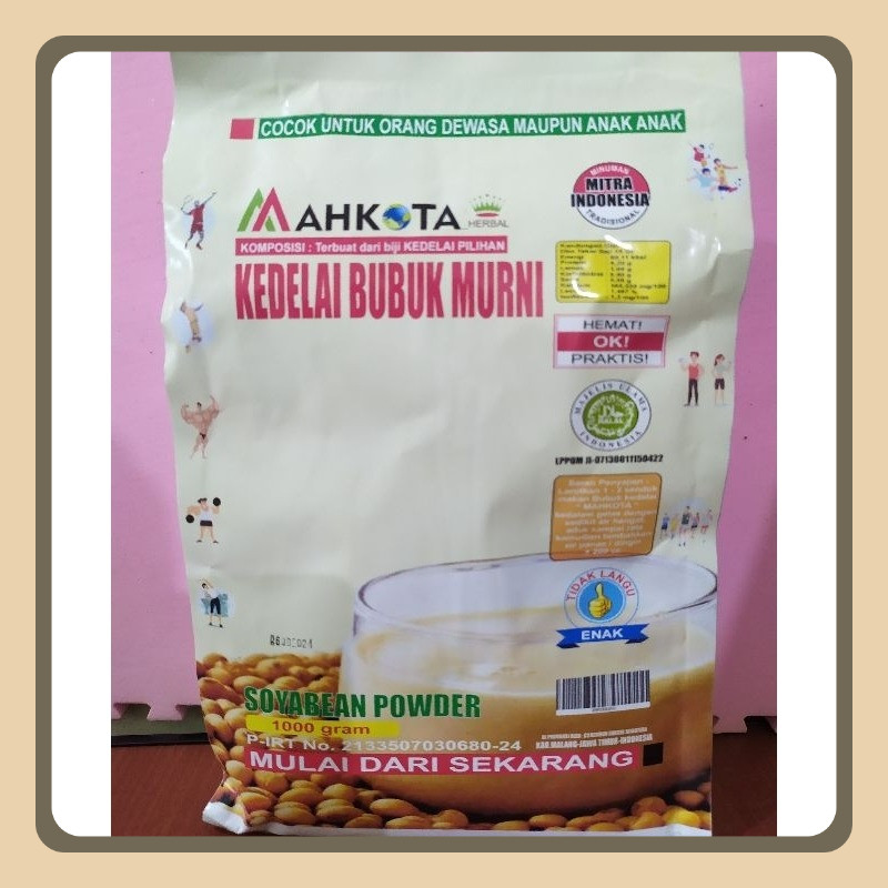 

SUSU BUBUK KEDELAI MAHKOTA 1000gr kemasan baru