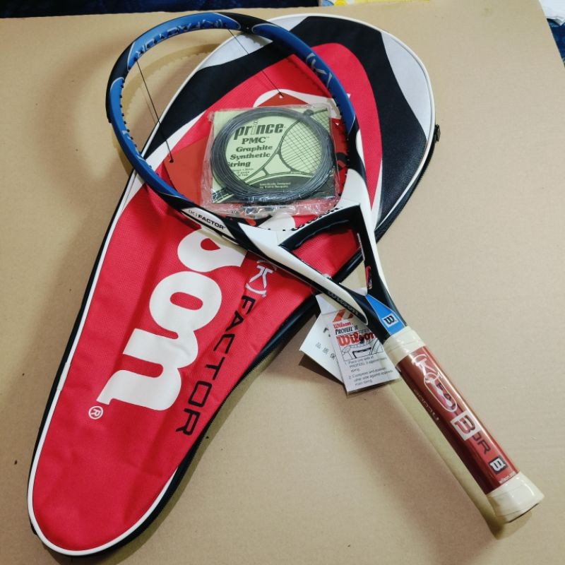 Terlaris RAKET TENIS WILSON K FACTOR FOUR 260 GRAM 105 SQIN SIAP PAKAI