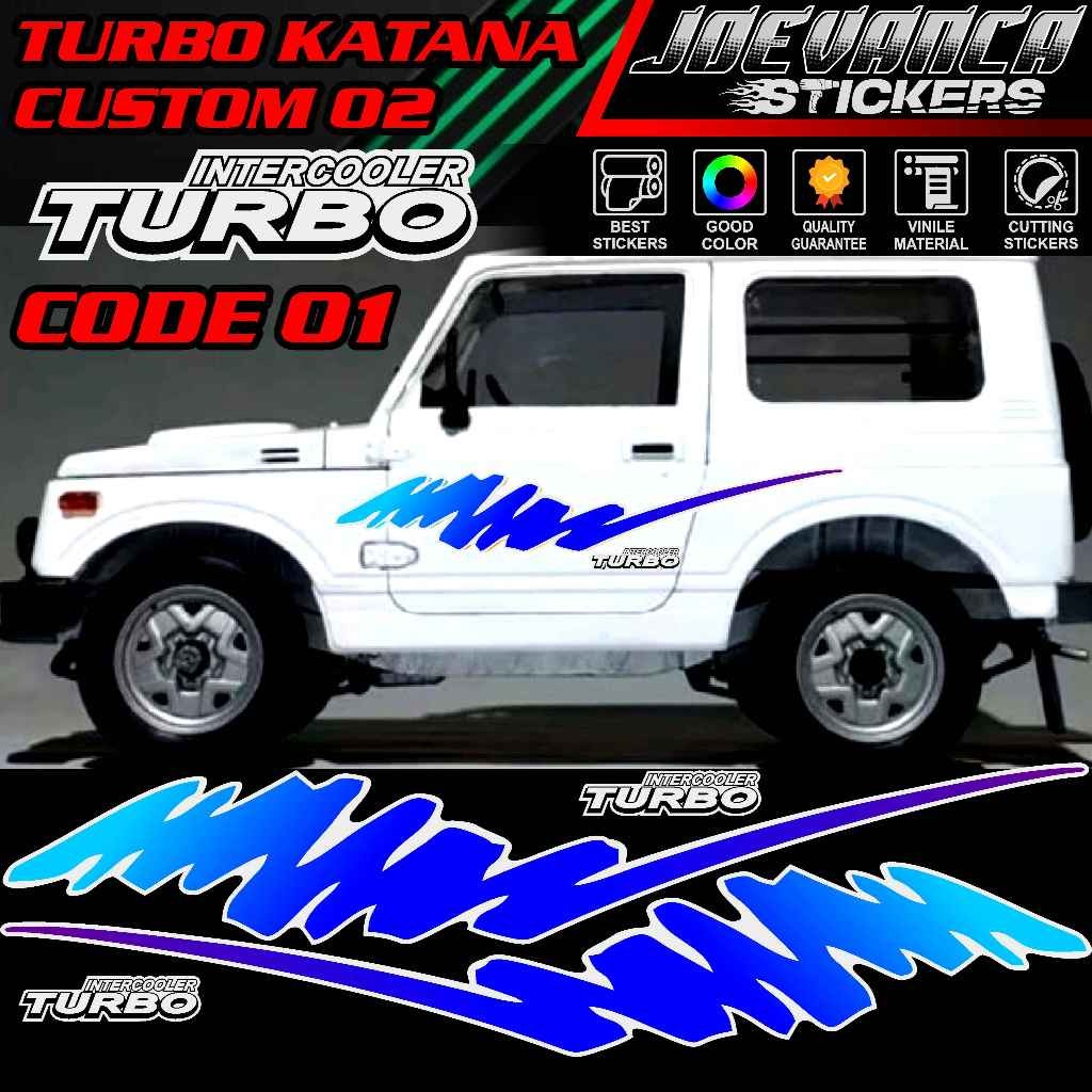 striping stiker lis jimny katana 02 custom