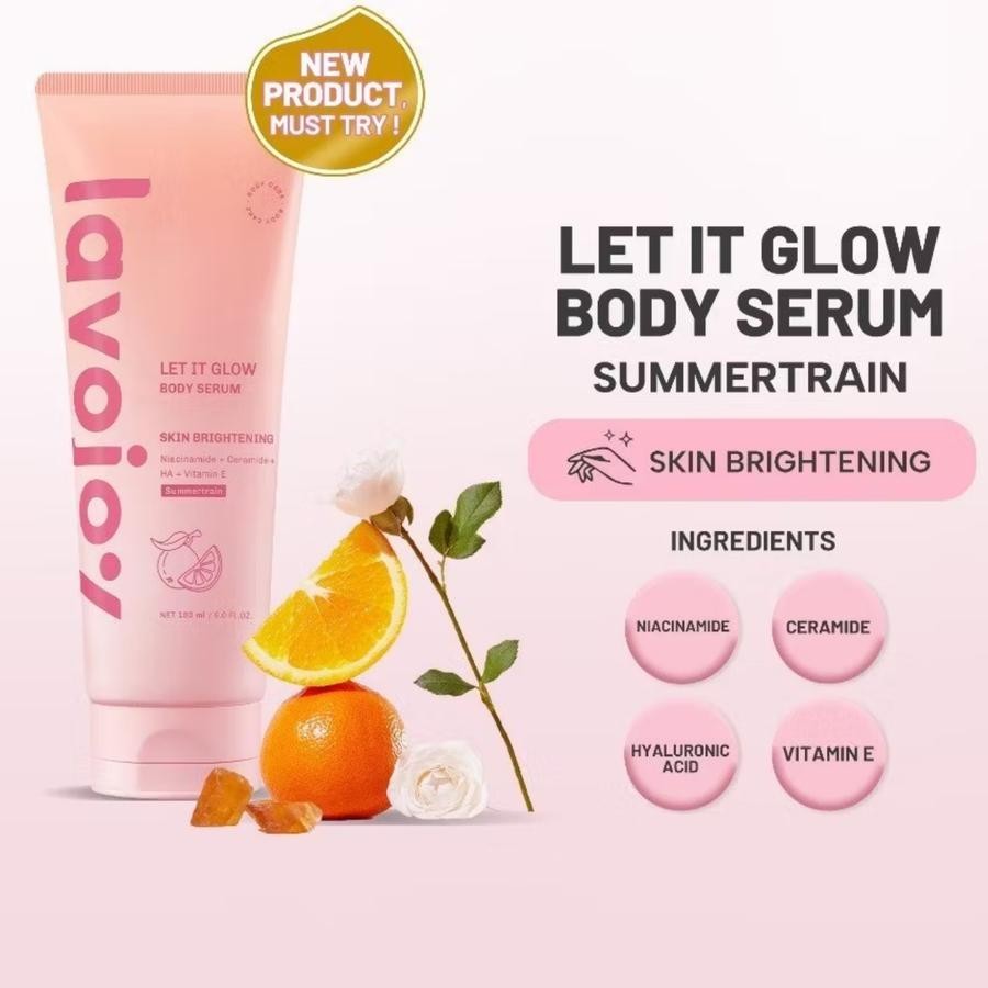 AB - Lavojoy Let It Glow Summertrain Body Serum [180ml]/ Skin Brightening Upgraded Version Body Loti