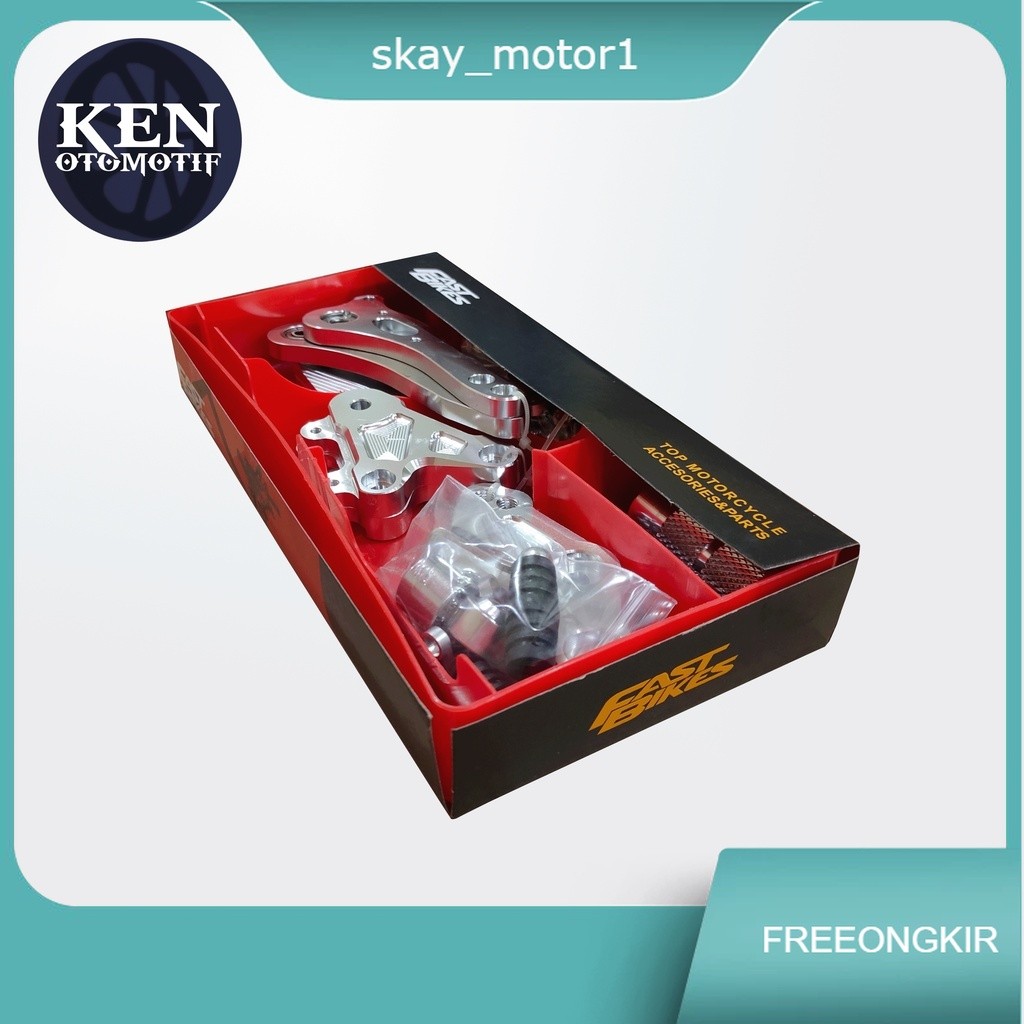 Underbone Footstep Fast Bikes Vixion | Silver |