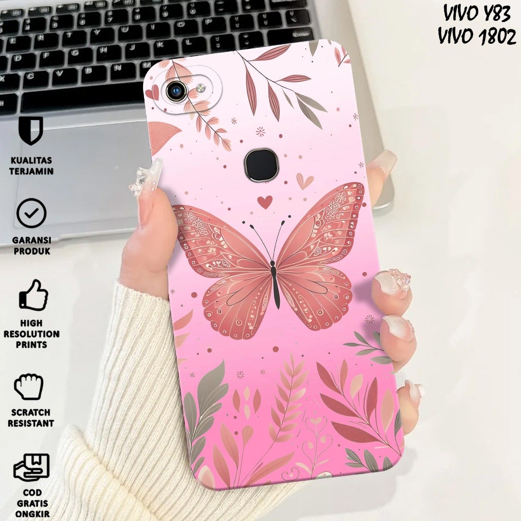 CASE VIVO Y83 - Casing Vivo Y83 Motif PINK - Case Hp Y83 - Casing Hp Y83 - Softcase Hp Vivo Y83 - Si
