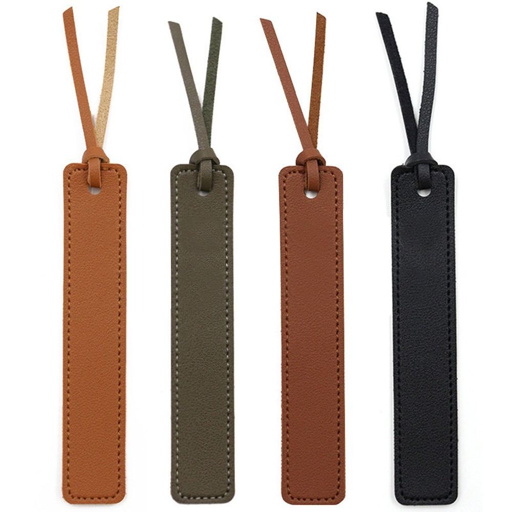 

Vintage Bookmarks Leather Tag Read Marks Reader Pager Bookmark Holder Office Stationery Supply Teacher Gift