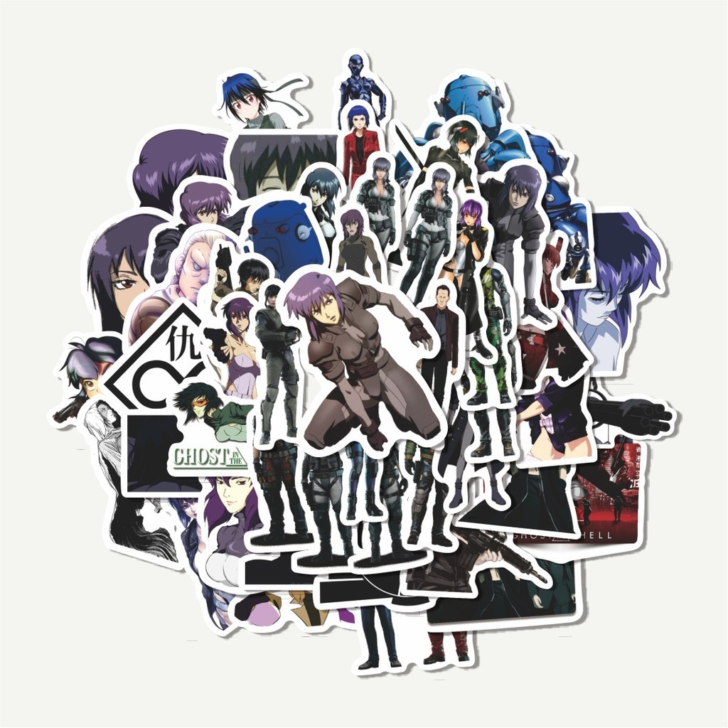 

Sticker Pack Sticker Anime Ghost In The Shell (Kōkaku Kidōtai) | Sticker TUMBLR | Stiker LAPTOP KOPER HELM