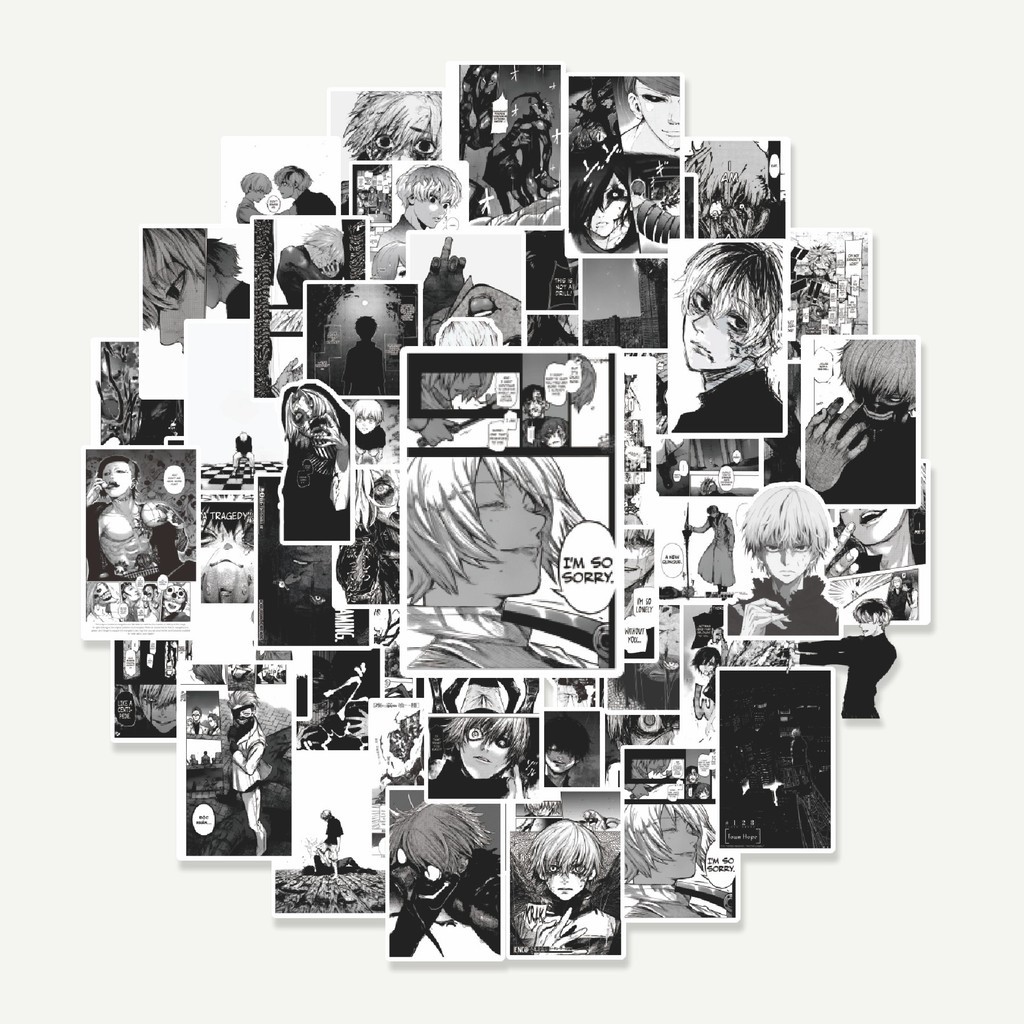 

Sticker Pack Stiker Anime Tokyo Ghoul 2 | Sticker TUMBLR | Stiker LAPTOP KOPER HELM