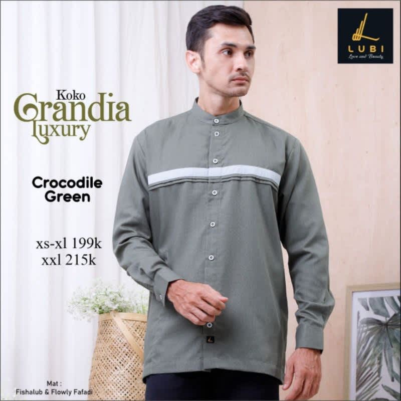 LUBI KOKO DEWASA GRANDIA CROCODILE GREEN