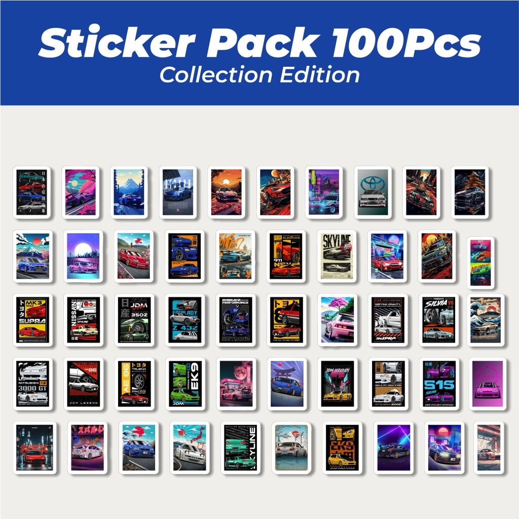 

Hot Stiker Super Street Racer JDM Car Lucu Anti Air Stikers Berperekat Waterproof Sticker Decal Buat Motor Helm Buku Journal Koper Casing HP Laptop Botol Minum