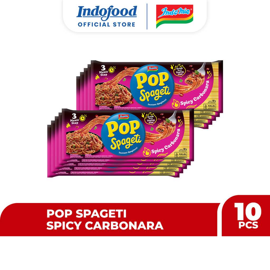 

10 PCS - Pop Spageti Spicy Carbonara 84 Gr