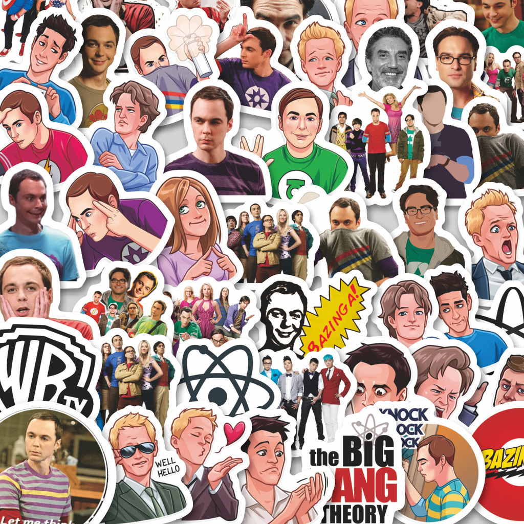

Stiker Cutting Pack The Big Bang Theory Isi 100Pcs Series Aesthetic Lucu Keren Untuk Koper Bahan Vynil