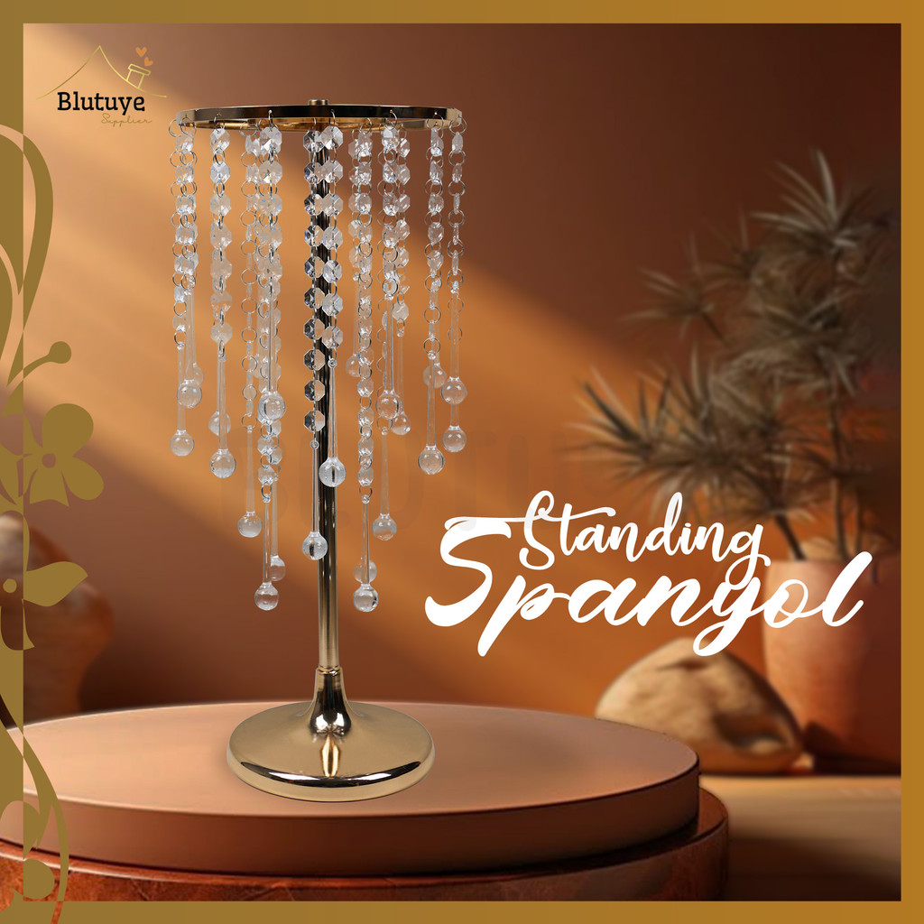 (BLUTUYE) VAS BUNGA STANDING LOLIPOP | DEKORASI PELAMINAN | DECOR WEDDING SURABAYA | HIASAN MEJA MEW