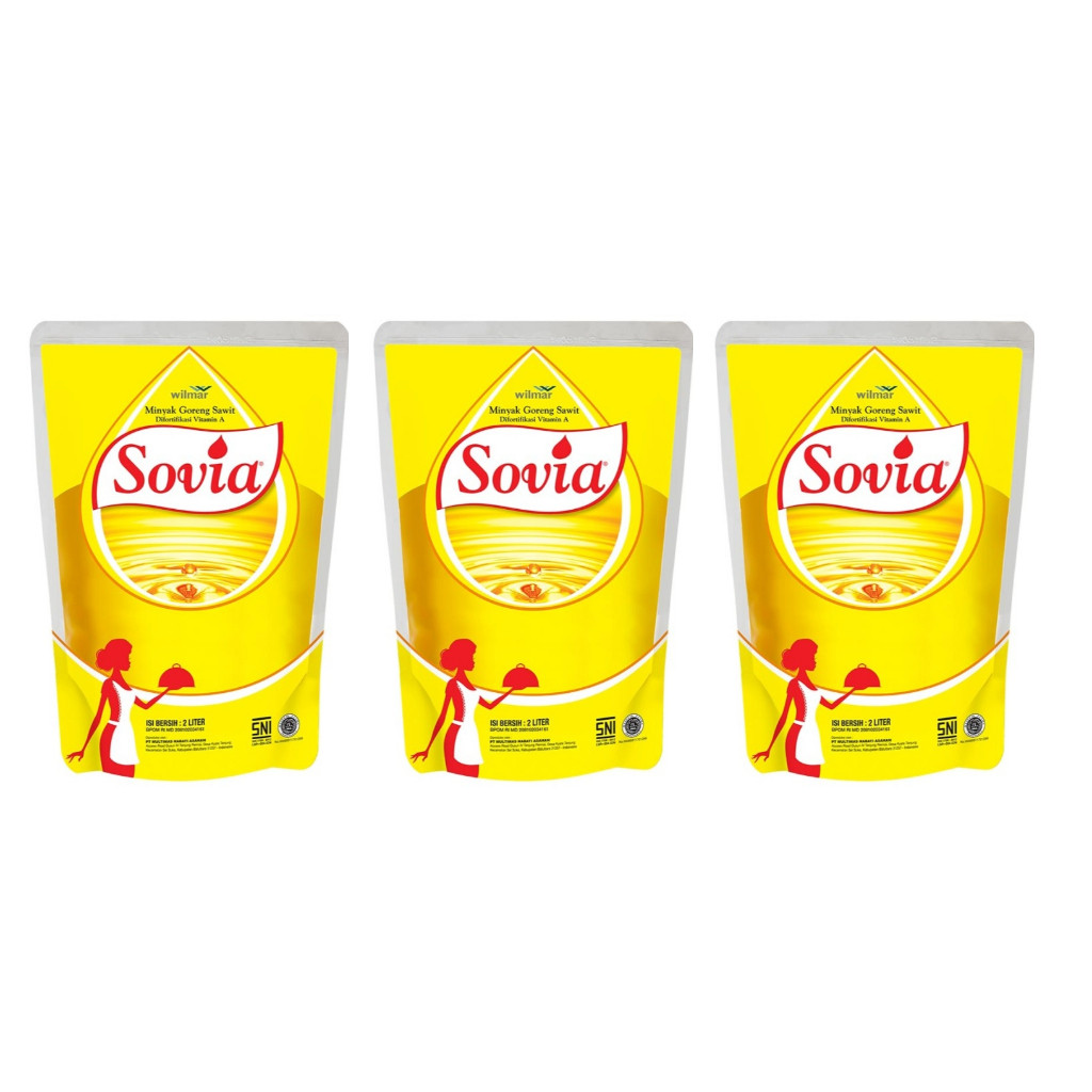 

Sovia 2 Liter 3 Pouch Minyak Goreng