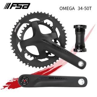 CRANK FSA OMEGA PLUS BB hollowtech ht2 HT 2 34T 50T n0T deore alivio xtr ARM SET CHAINRING