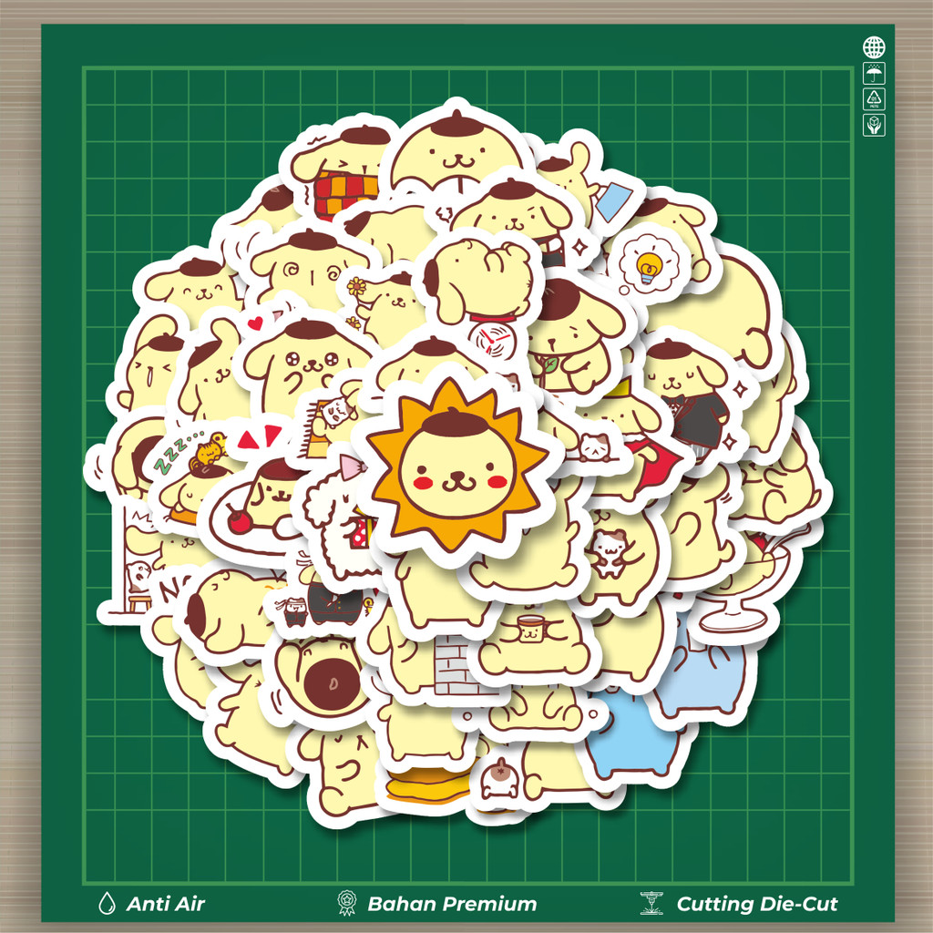 

HOT 50 PCS STIKER Stiker Kartun Pompom Purin Versi 1Stiker Fashion Cars Decal Dingin Kartu Album Custom Vinyl Anti Air- Sticker Aesthetic Buku Journal Koper Casing HP Tablet Laptop Helm Motor Botol Minum