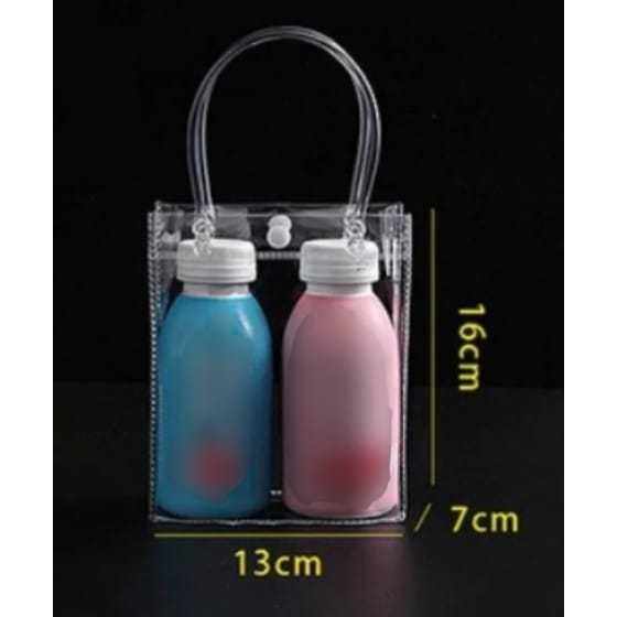 

Tas Kantung Tangan PVC Plastik Transparan Mika Polos Kantong Mika Tas Goodie Gift Bag Hampers Hadiah Souvenir Kado Ulang Tahun Pernikahan Acara Spesial Transpan Bening Clear display small plastic bag Mini bags handle cosmetic bag Multi Size