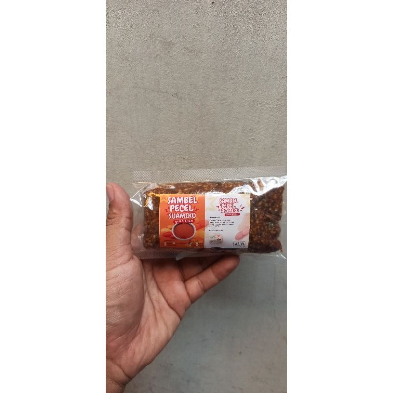 

H __(( Sambel Pecel Khas Solo Spesial Gula Aren ± 250 gram ___(((