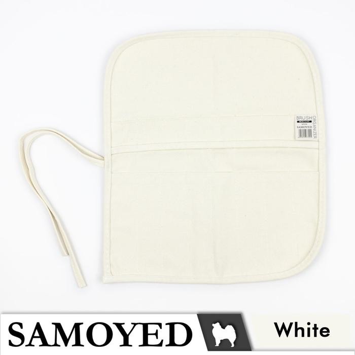 

Tempat / Tas Kuas Lukis / Alat Tulis / Perkakas Kain Kanvas Gulung Profesional / Professional Painting / Artist Brush / Stationery / Tools Canvas Roll Up Case / Pouch / Bag / Storage / Organizer / Holder Samoyed BROR-L16 - Black