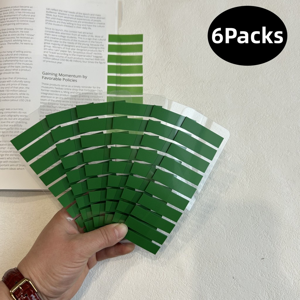 

1200 Sheets Creative Transparent PET Waterproof Sticky Note Pads Notepads for School Stationery Office Supplies