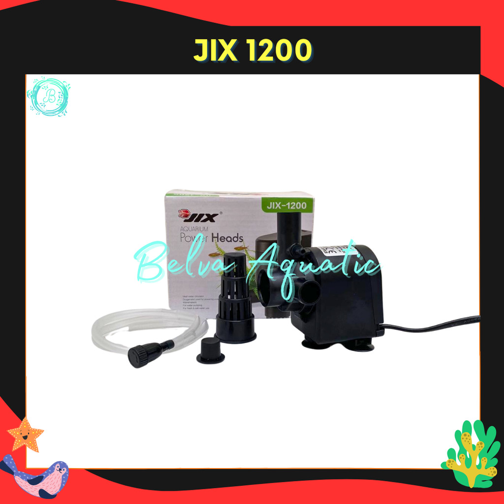 JIX 1200 Pompa Celup Aquarium Pompa Hidroponik Pompa Aquarium Kecil