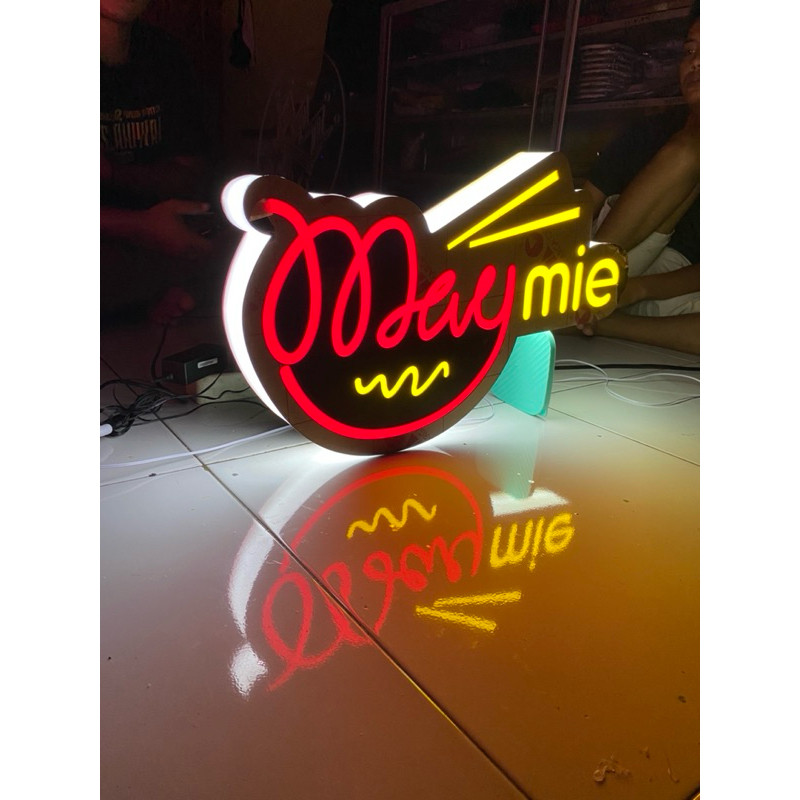 Custom NEON BOX 1 sisi kastem neon box