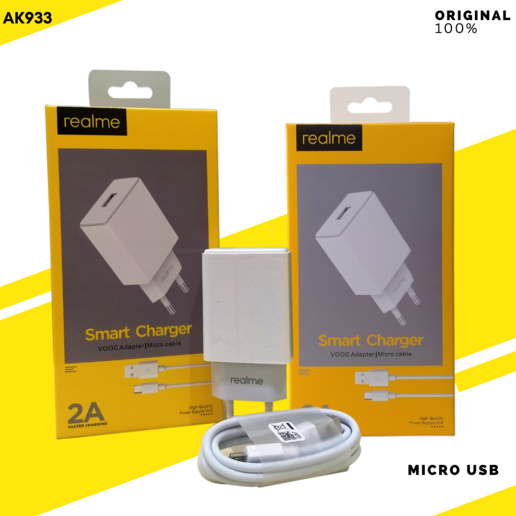 Update Charger Realme Ori Micro USB Realme AK933 Charger Realme 20W Cas Charger Realme Micro