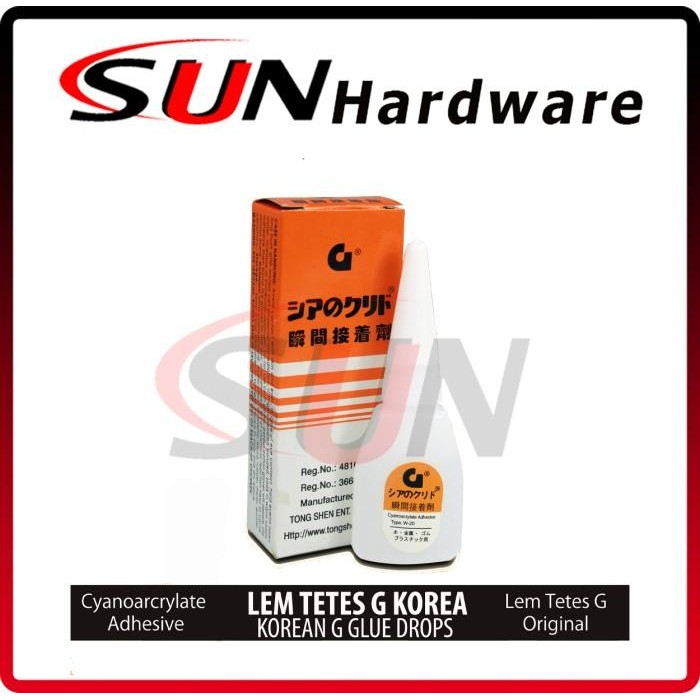 

[BERGARANSI] Harga Promo Lem G Korea Tong Shen Serbaguna Super Setan Besi Plastik Fiber Keramik Berkualitas Paling Dicari