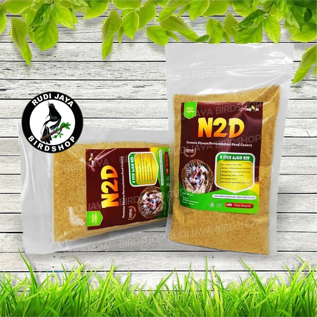 SEDIA N2D N2-D AMPIBI AMPHIBI PAKAN MAKANAN BURUNG KENARI FINCH BLACKTHROUT MUDA ANAKAN REMAJA