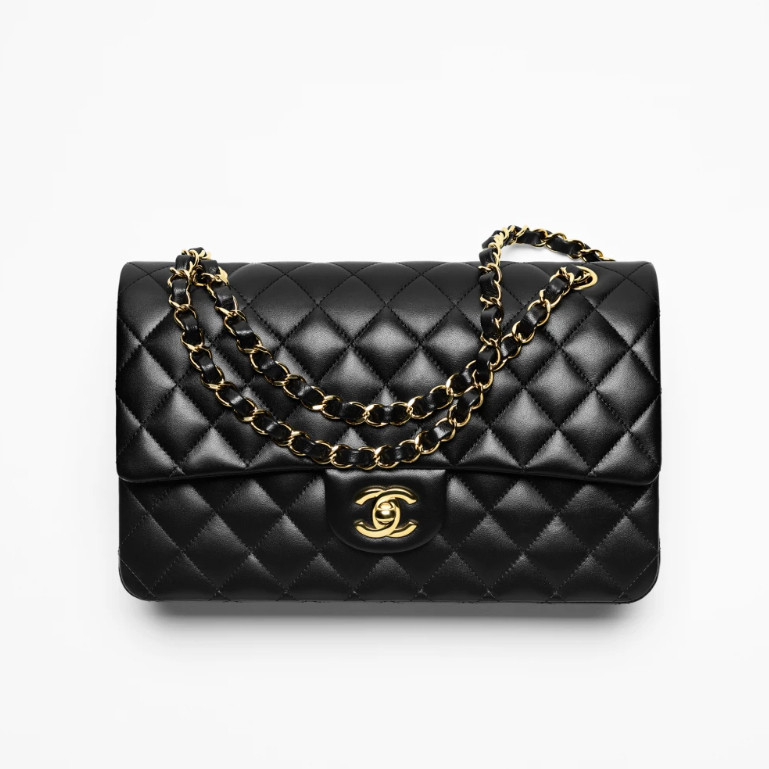 Chanel Classic flap CF media flap bag crossbody bag / tas selempang / tas rantai untuk wanita A01112