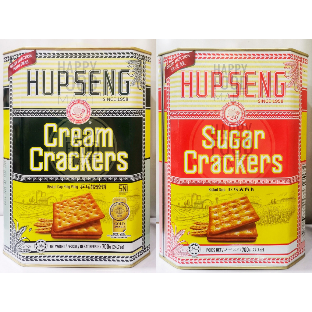 

[HALAL] HUP SENG KALENG 700 GRAM/BISKUIT PING PONG/ ROTI KERING LEBARAN/SUGAR CRACKERS/CREAM CRACKER/BISCUIT/BISCUITS