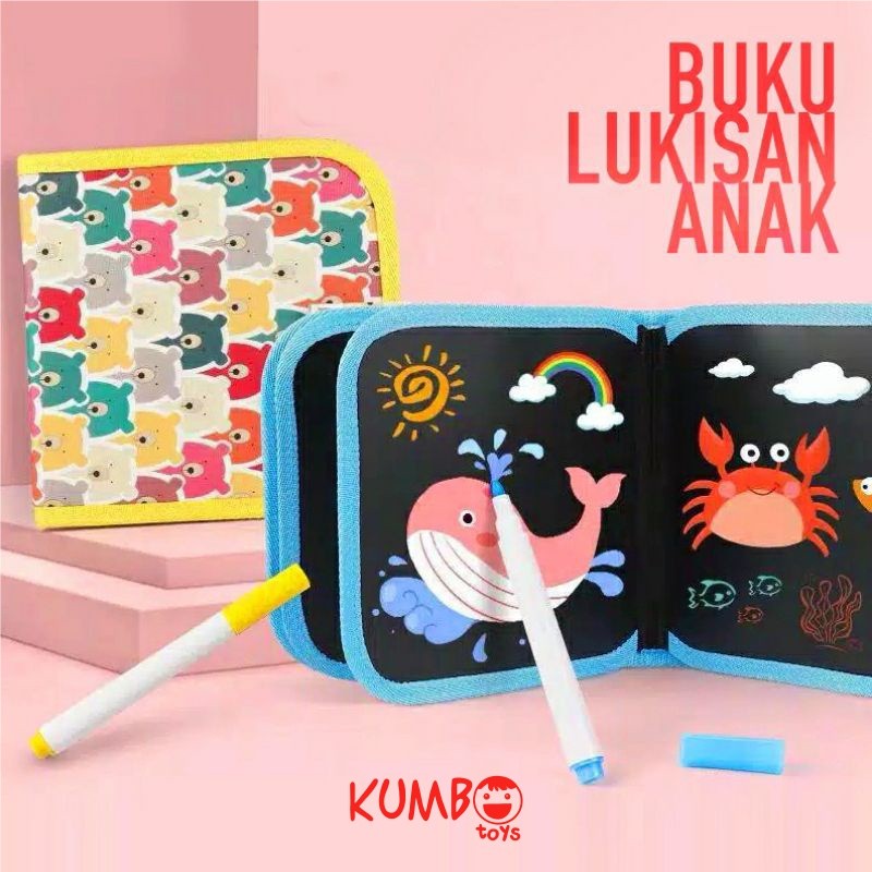

Mainan Edukasi Buku Gambar Lukisan Anak Magic Book