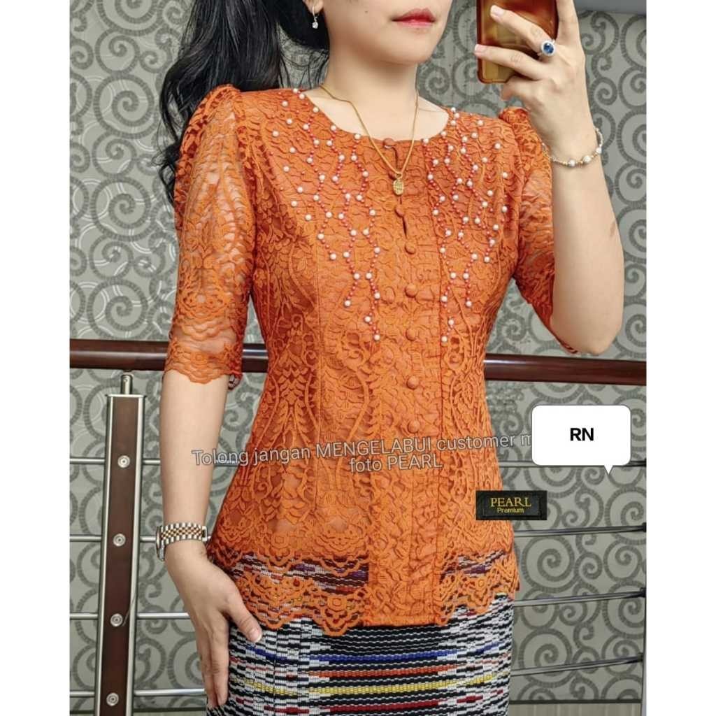 GKM BLUS BROKAT PREMIUM/KEBAYA PESTA BATAK MUTIARA
