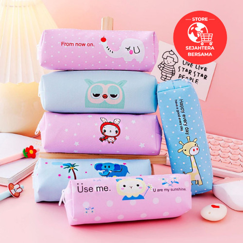 

SB KOTAK PENSIL Serbaguna/Tempat Pensil Pulpen Karakter Hewan Lucu Motif Animal Dompet Pouch Make Up kosmetik wanita