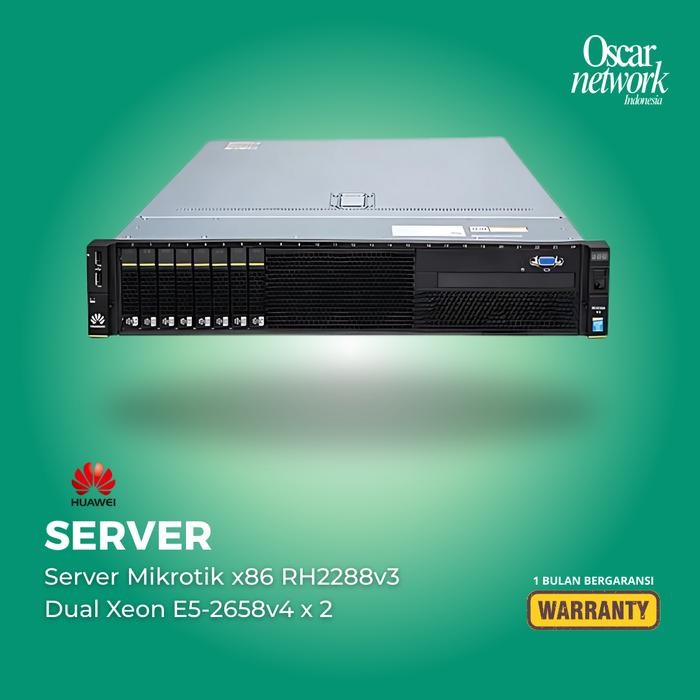 Server Mikrotik x86 RH2288v3 Dual Xeon E5-2658v4 x 2