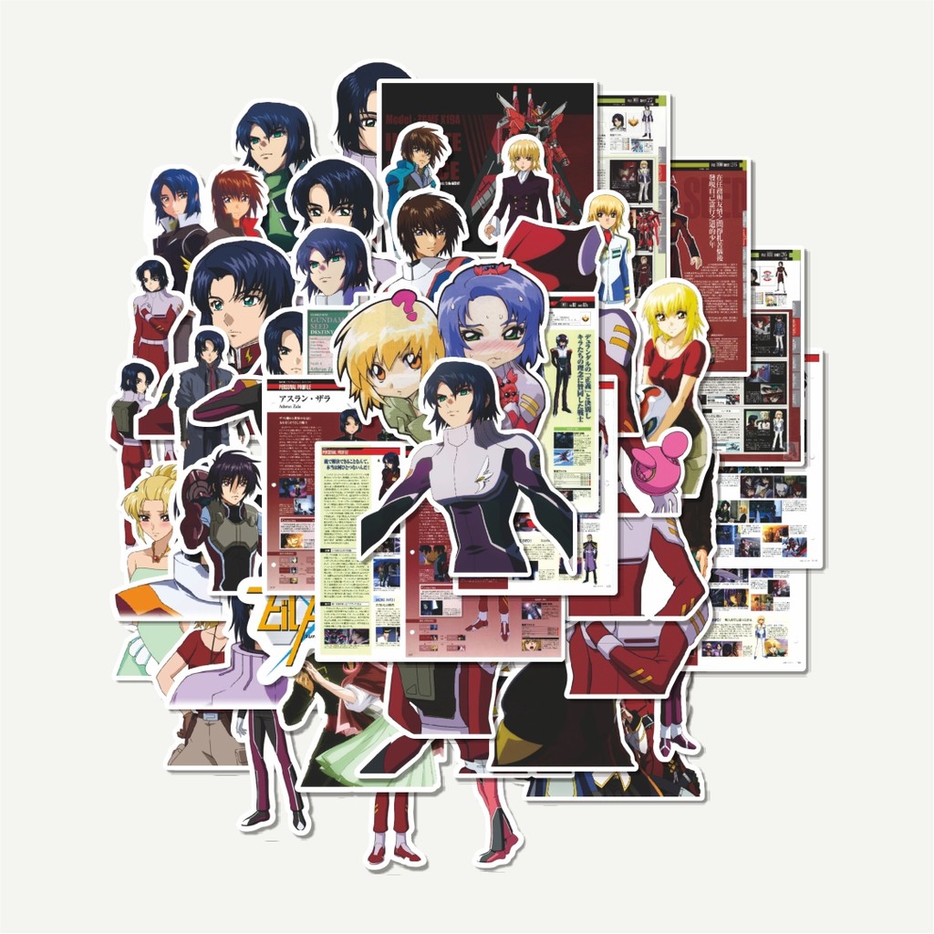 

Sticker Pack Stiker Anime Gundam Seed Atrun Zala Cagalli Yula 2 | Sticker TUMBLR | Stiker LAPTOP KOPER HELM