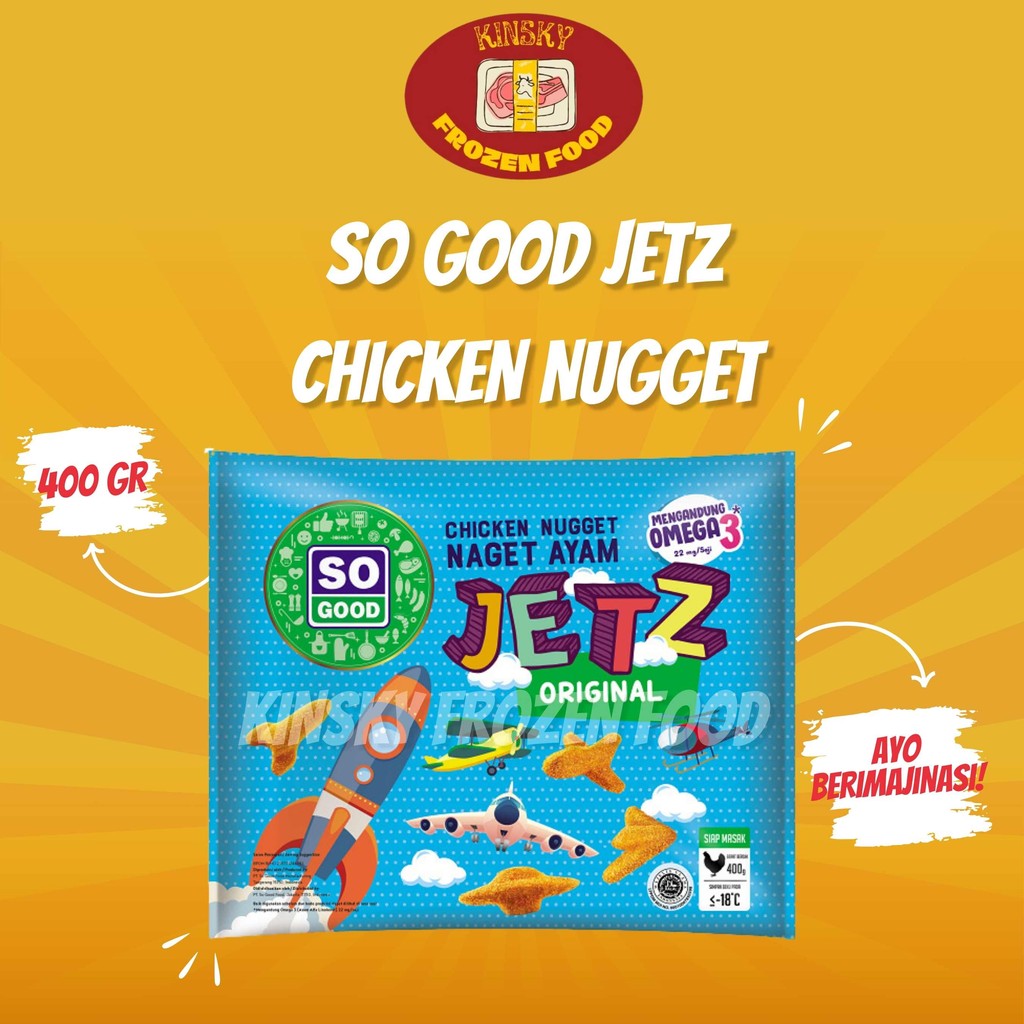 

SO GOOD CHICKEN NUGGET JETZ ORIGINAL 400GR
