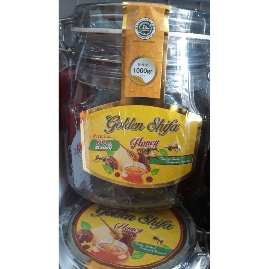 

JAMIN MURAH !!!Madu GOLDEN SHIFA Honey 1 kg free Bubble wrap(BISA LANGSUNG ORDER)