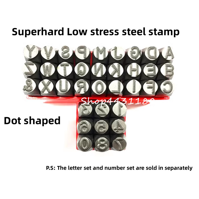 

3/4/5/6mm Super Hard Vanadium Alloy Low Stress Dot Shaped Tool Die Punch Stamp Iron Plate Steel Plate Stainless Steel Wood