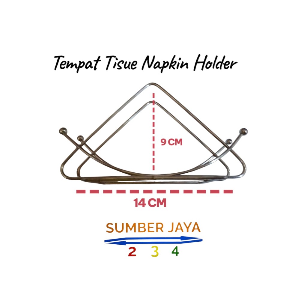 

Tempat Tisue Napkin Segitiga