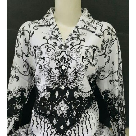 Best Seller Batik PGRI wanita Size XXL.XXXL.XXXXL. - XXL