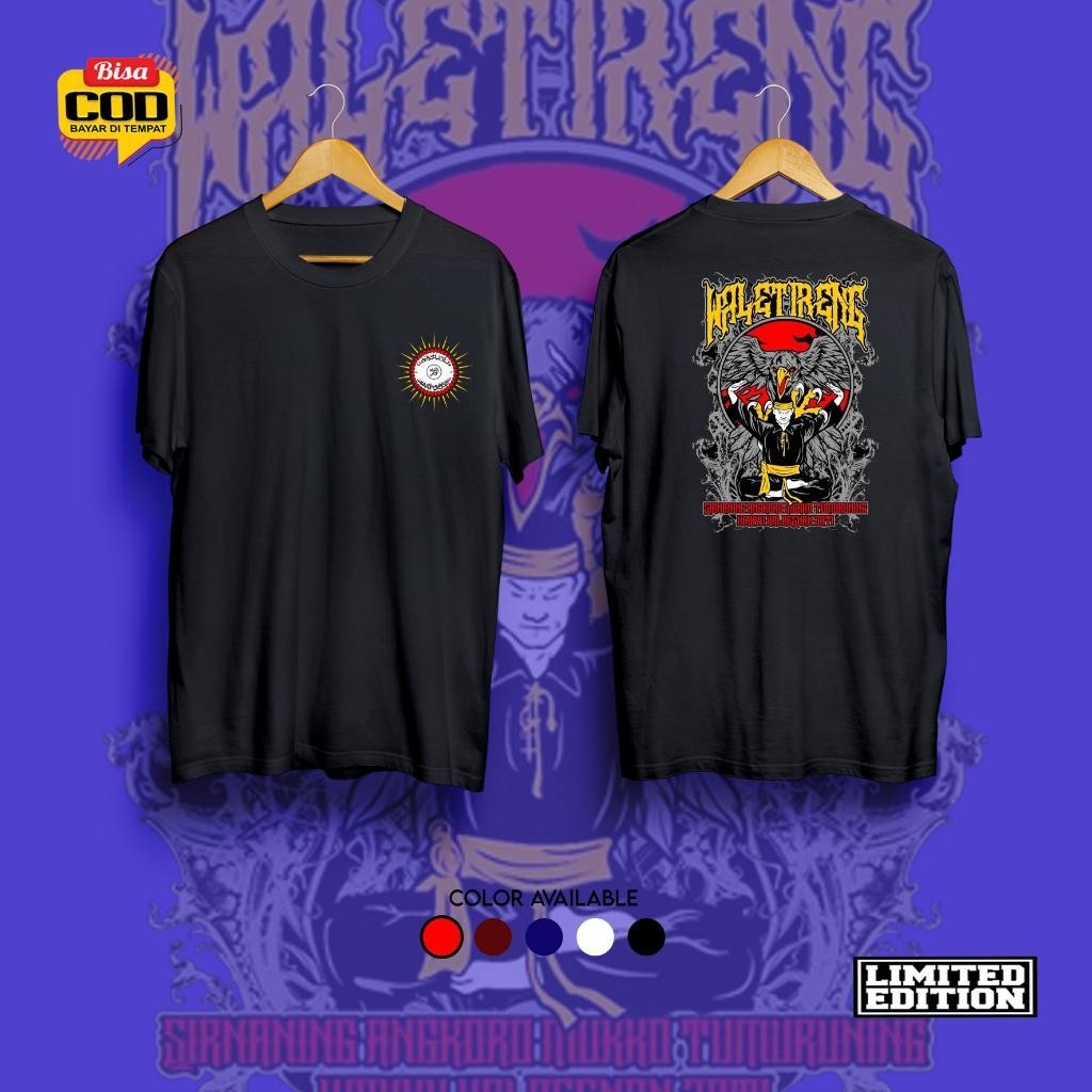 KAOS WALET IRENG KAOS PSHT BUNGA TERATE PUTIH HATI BERSINAR -KAOS PSHT MURAH-KAOS TERATE-BAJU SH TER