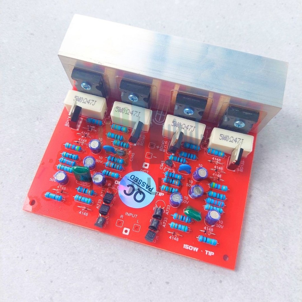 OCL 150W Stereo Power Amplifier Plus Final HRS – Untuk Rakitan Sound System dan Karaoke
