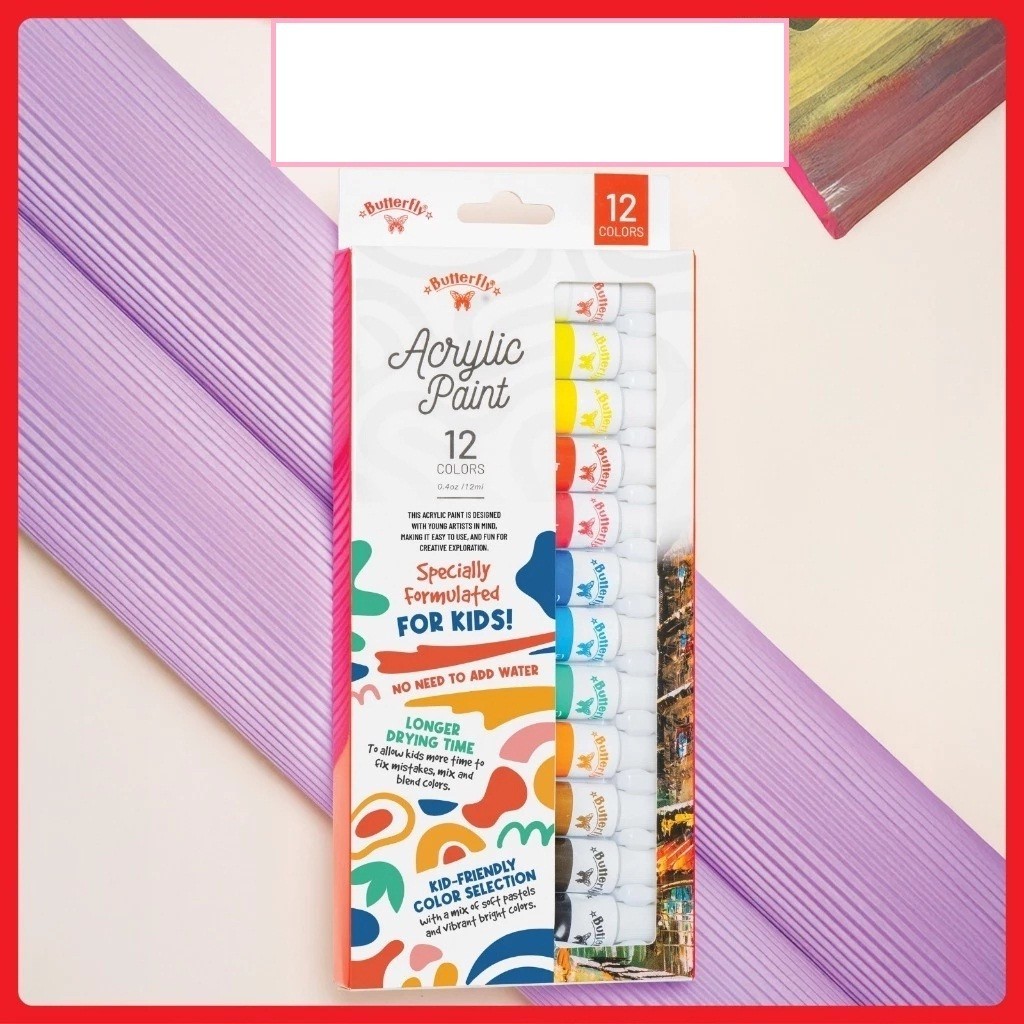 

Butterfly Cat Acrylic/acrylic paint 12 warna x 12ML