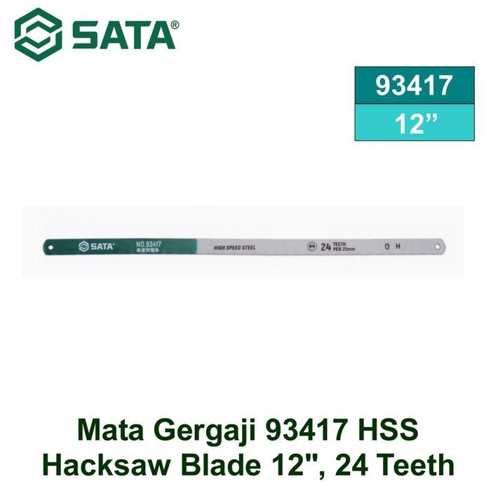 

SATA 93417 HSS Hacksaw Blade 12" 24 Gigi/Inch Sata Tools
