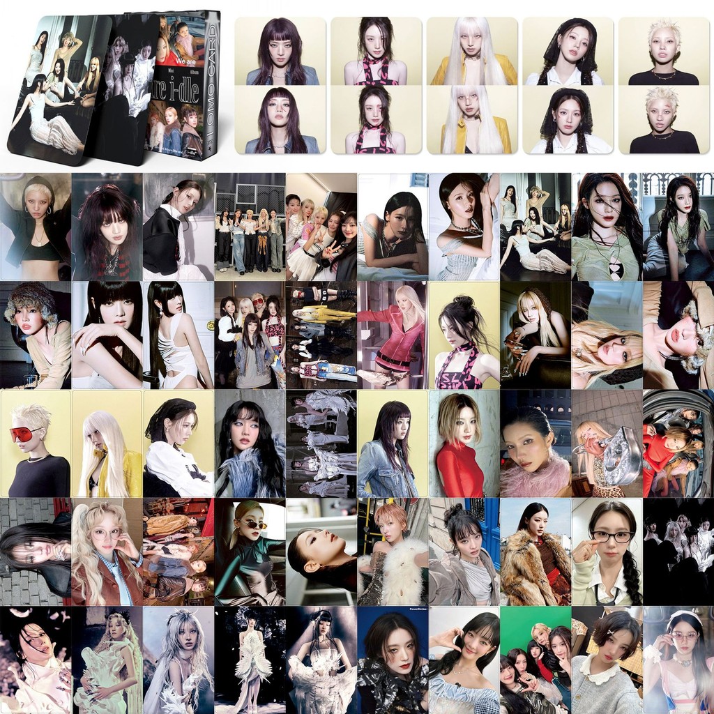 

55 GIDLE peripheral lomo cards New album We are i-dle YUQI Support collection small card MINNIE photo card fan gift