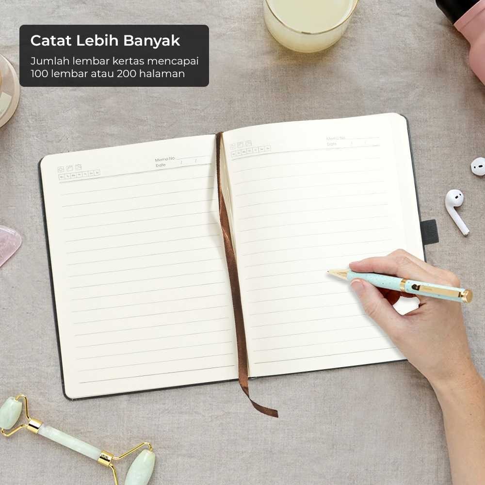 

LRSSHOP Toddi Buku Jurnal Hardcover Notebook Diary 200 Halaman Grid - LXY0133