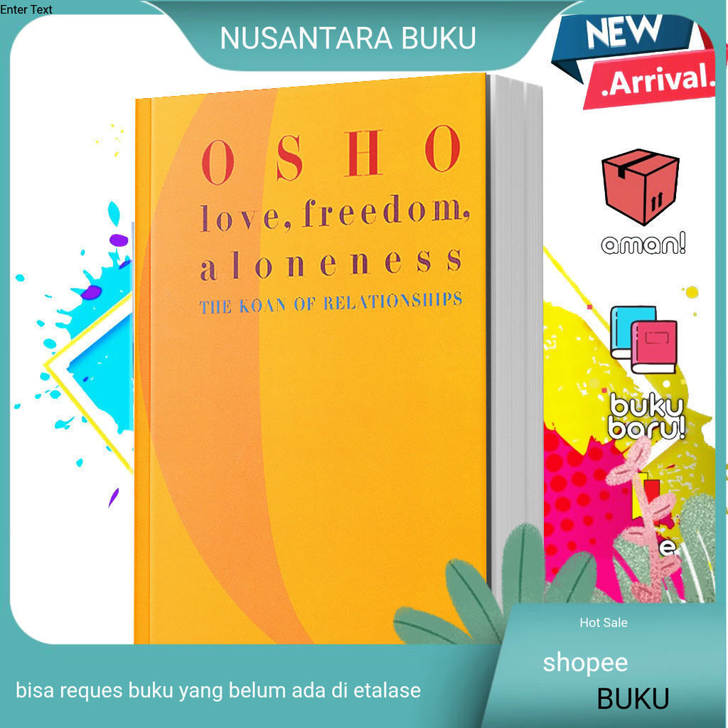 Buku Love, Freedom, Aloneness by Osho