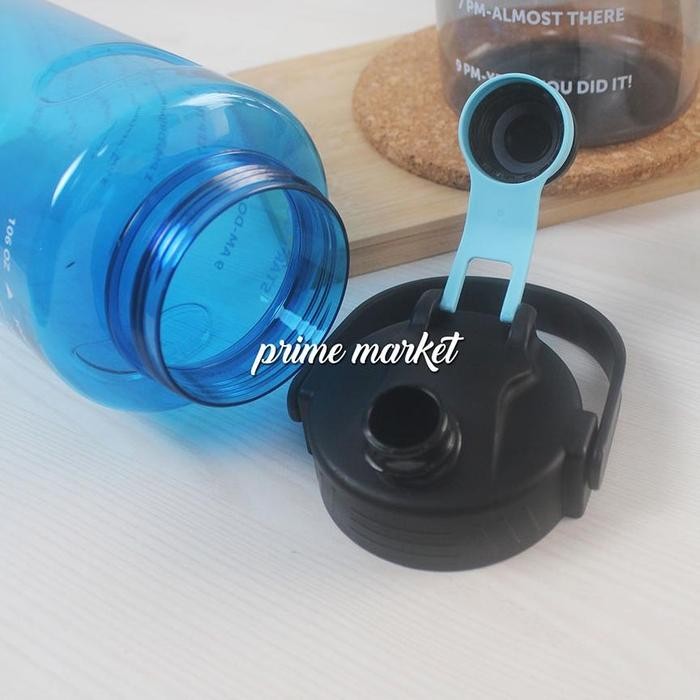 Botol Minum 3 Liter Sedotan / Botol Air Minum 3 L Food Grade / Botol - HITAM