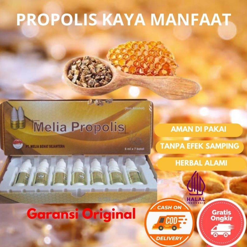 Herballife86.id - Melia Propolis Original - Propolis Melia Sejahtera 7 botol