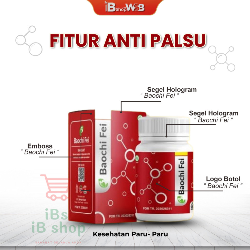 BAOCHI FEI KAPSUL HERBAL CINA ORIGINAL BPOM