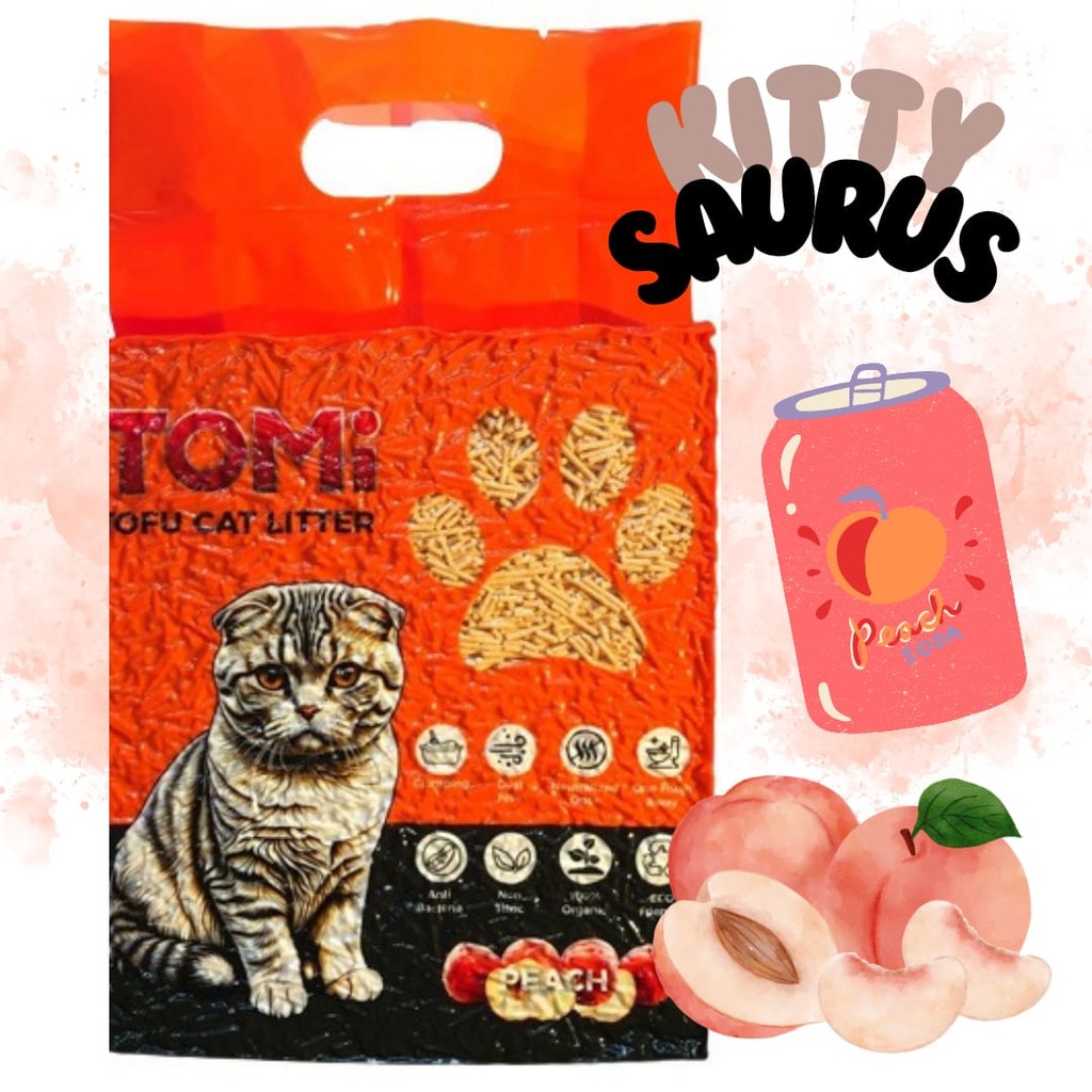 TOFU CAT LITTER/PASIR KUCING TOFU 7 LITTER/MAEW/PREMIUM QUALITY/RECOMENDED